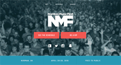 Desktop Screenshot of normanmusicfestival.com