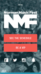 Mobile Screenshot of normanmusicfestival.com